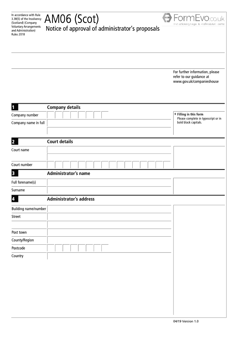 AM06 Scot Notice of Approval of Administrator s Proposals preview