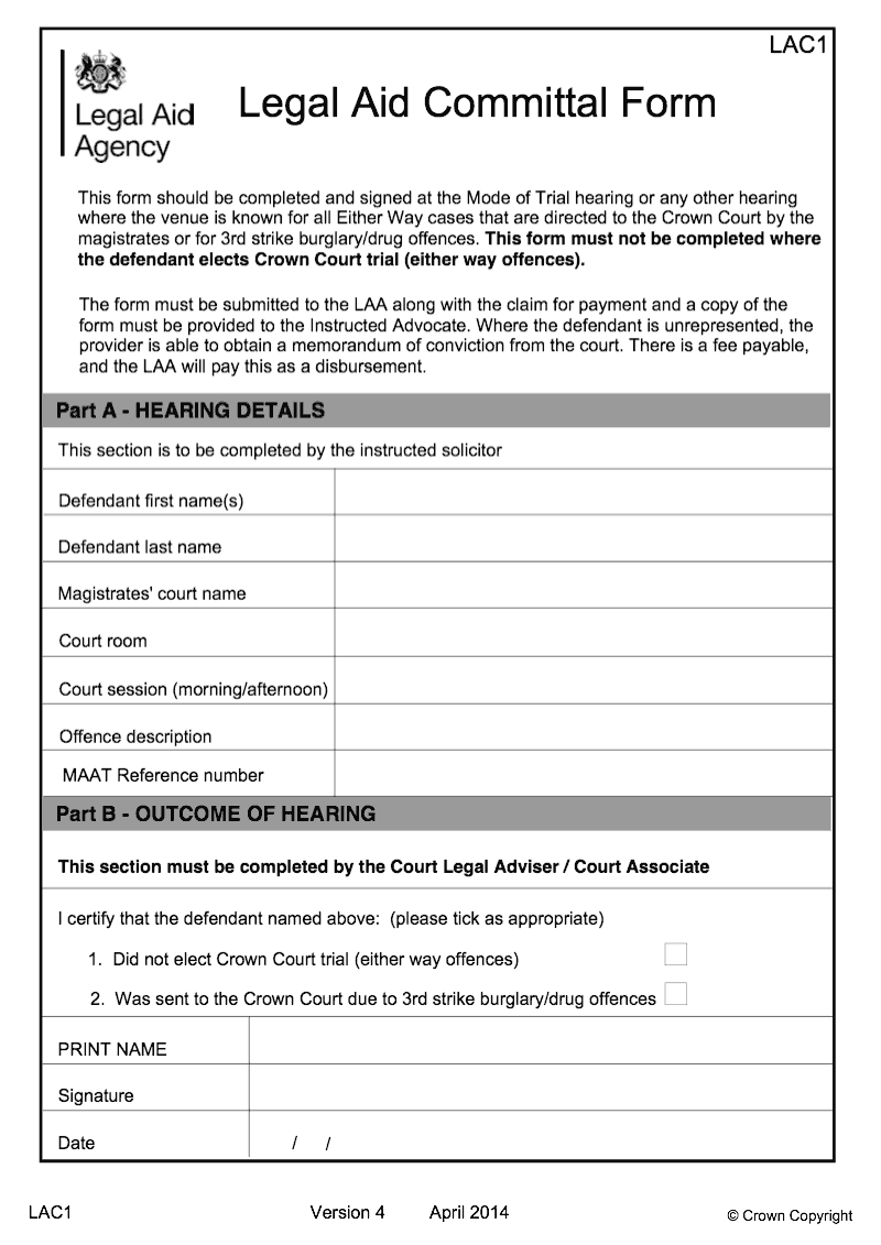 Third Party Support Form Legal Aid