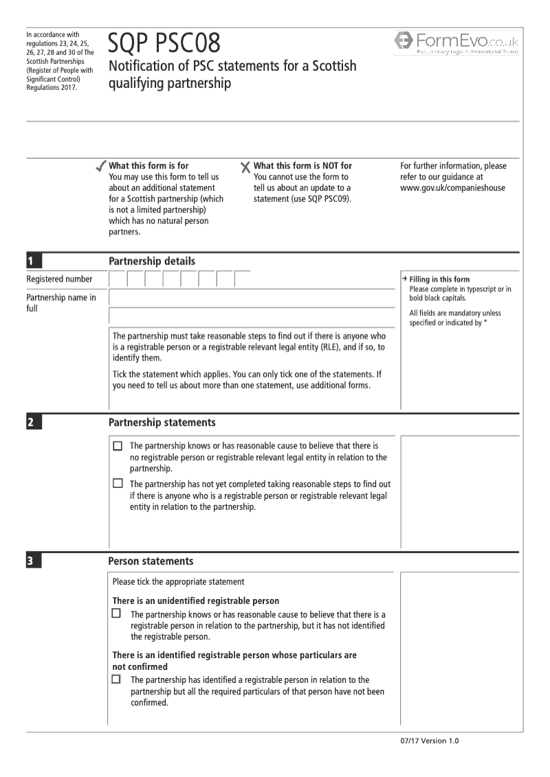 SQPPSC08 Notification of PSC Statements for a Scottish Qualifying Partnership preview